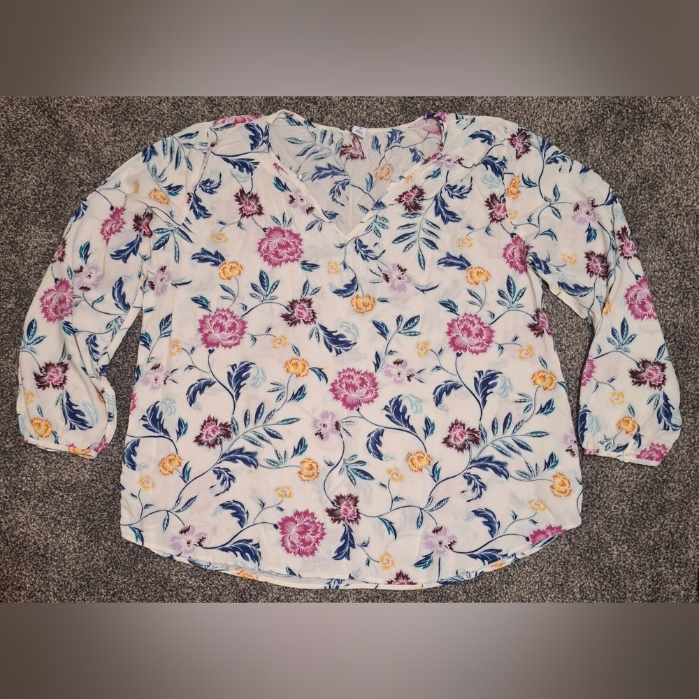 XL Old Navy Floral Print Women's Top
